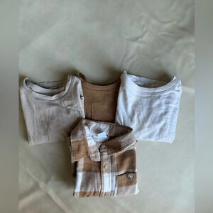 Bundle of neutral old navy boy shirts